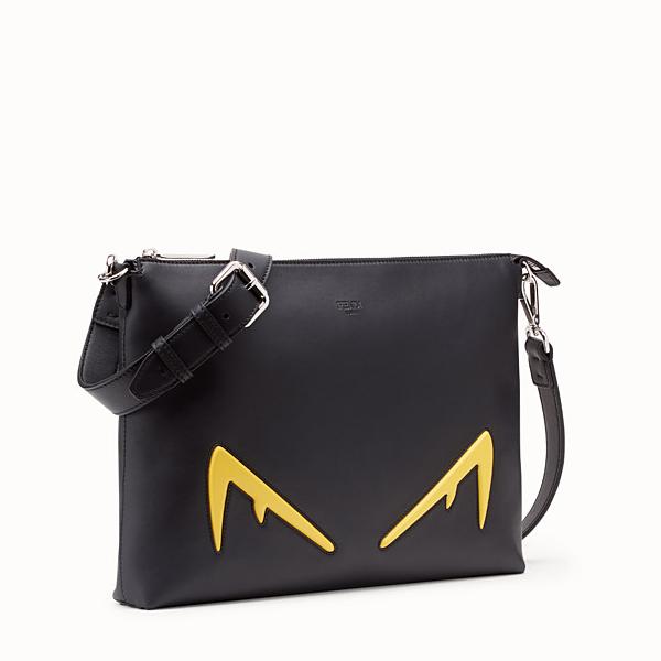 FENDI ディアボリックアイズ ブラック レザー クラッチバッグ8790